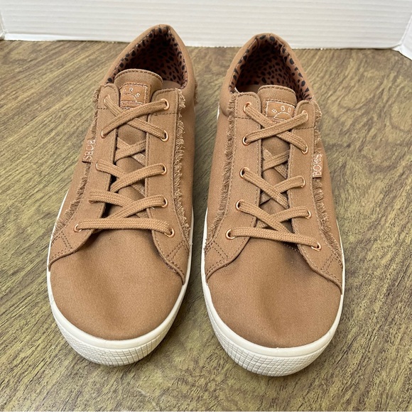 BOBS from Skechers Wide Fit Memory Foam Chestnut Brown Sneakers Size 11 - Picture 4 of 11